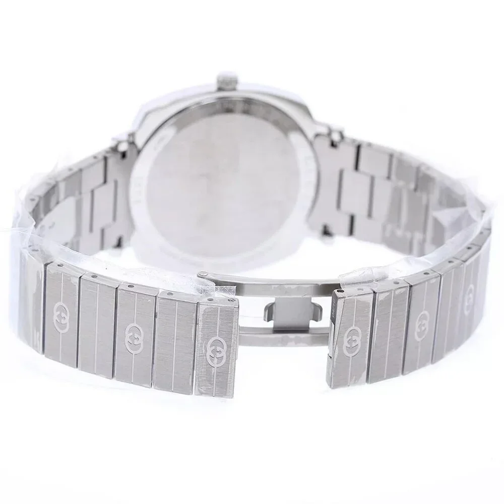 GUCCI Grip watch 157.4/YA157401 Date white Dial Quartz Men's Watch